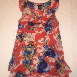 Valerie Stevens: Floral Flounce Dress